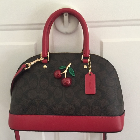 coach signature sierra satchel crossbody bag purse handbag